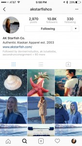 AK Starfish Co's Instagram feed