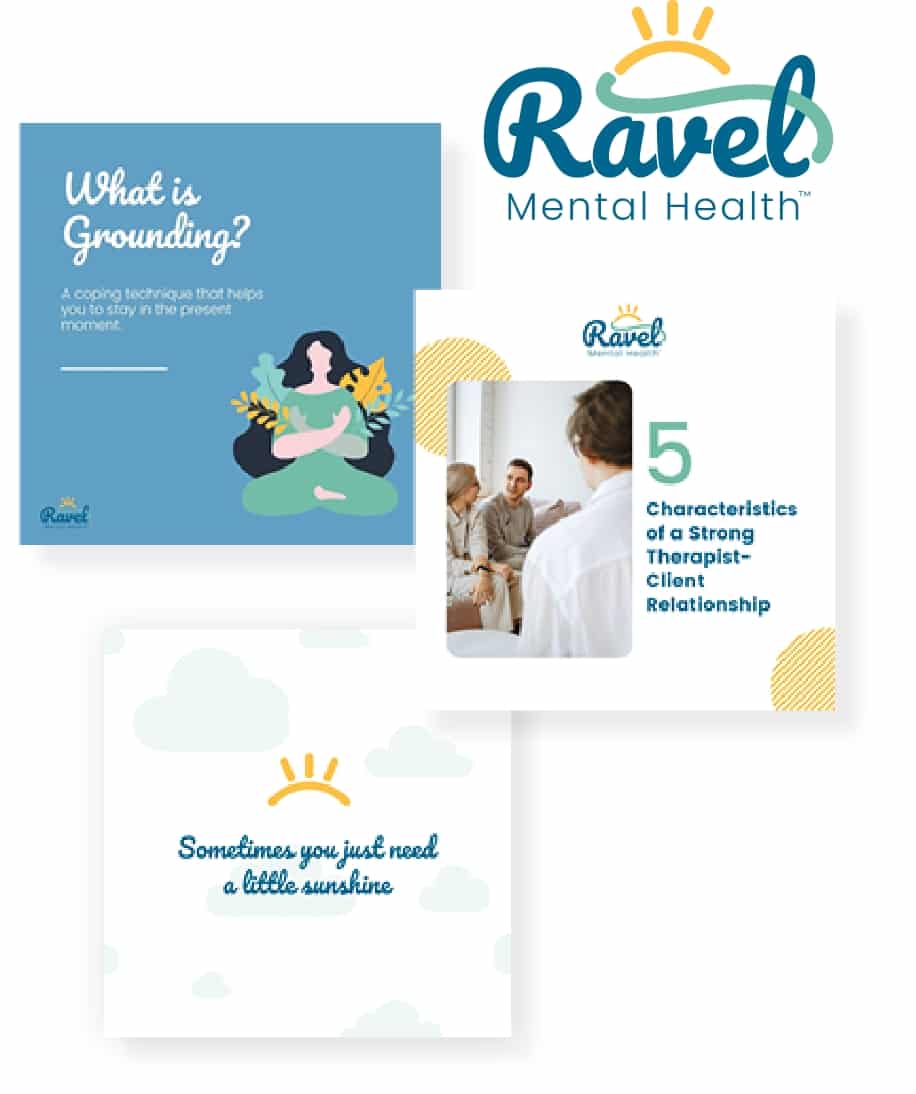 Ravel Mental Health branding