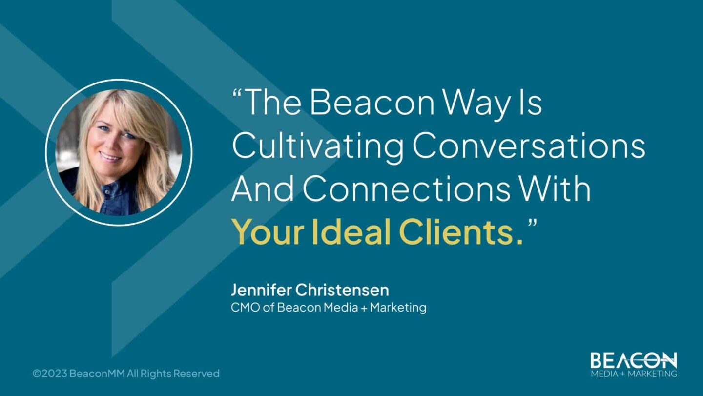 The Beacon Way is Cultivating Conversations and Connections with Your Ideal Client infographic