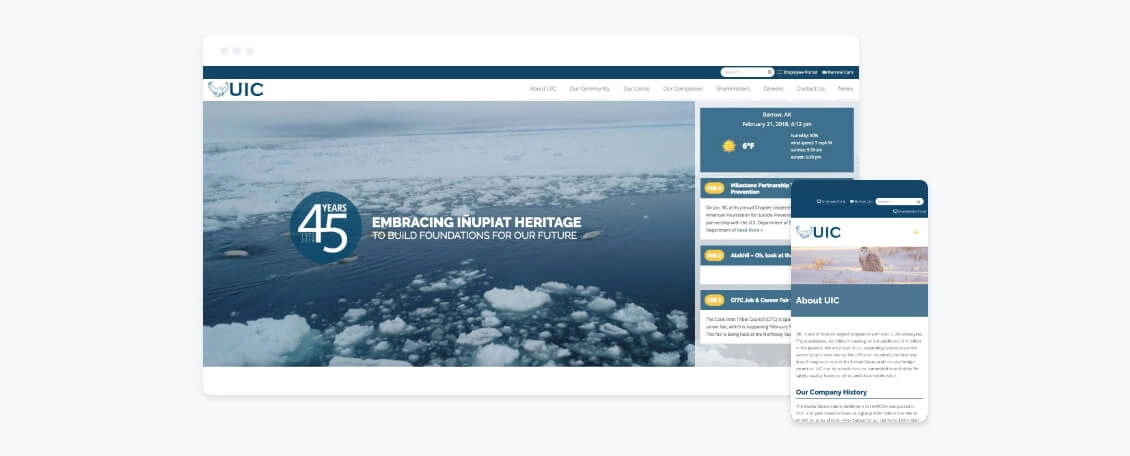 UIC's websites work